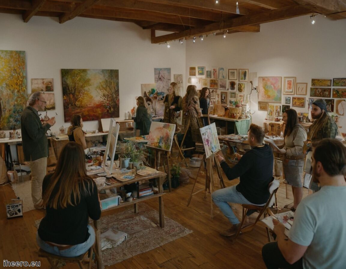 Interaktion mit anderen Künstlern - Klara-Magdalena Martinek » Entdeckungsreise durch die Kunstwelt  